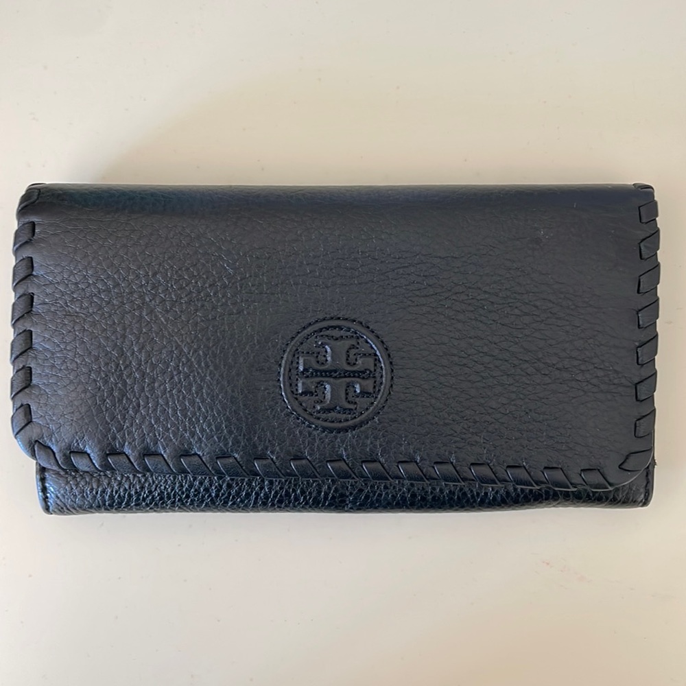 Tory Burch Black Envelope Wallet